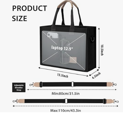 FOLLE Denim Utility Tote