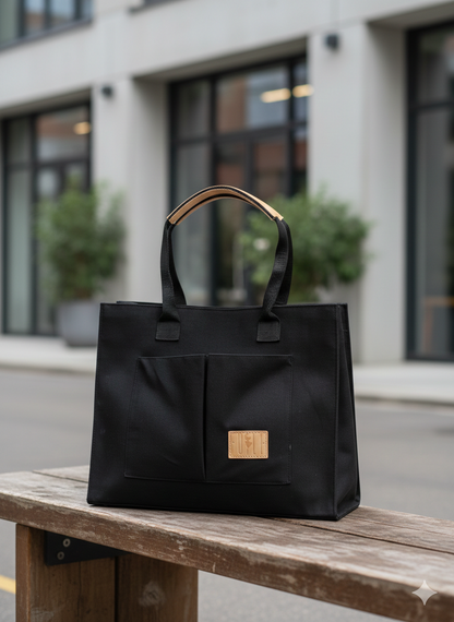 FOLLE Denim Utility Tote