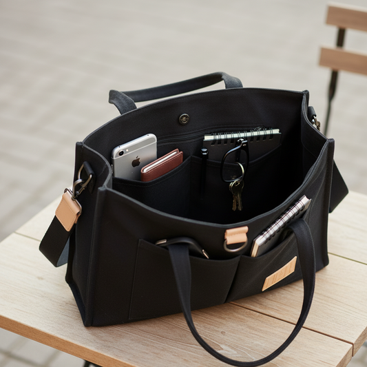 FOLLE Denim Utility Tote