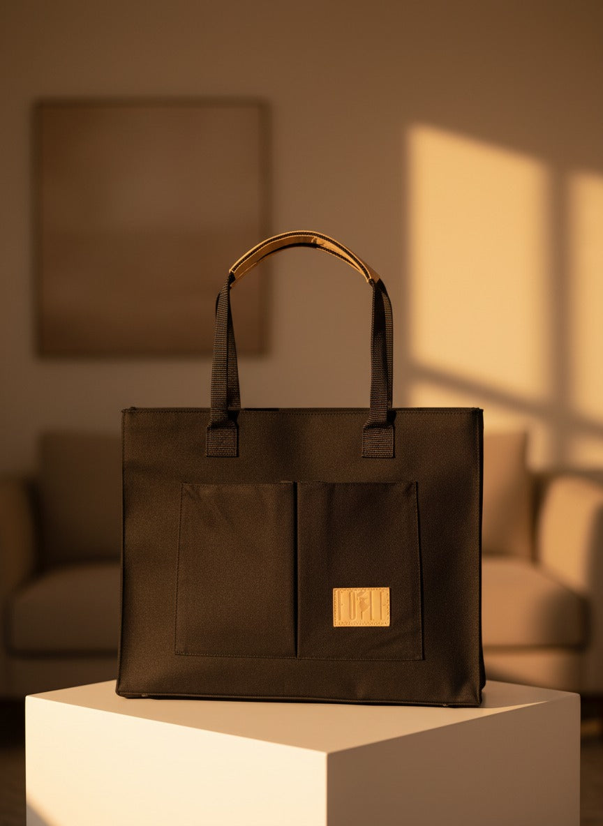 FOLLE Denim Utility Tote