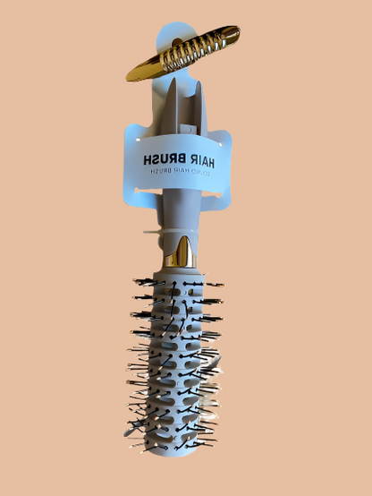 Round Vent Hair Brush with Hair Catcher